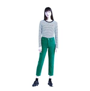Levi's Wedgie Straight Fit Corduroy Pants in Forest Green Women's 26X26